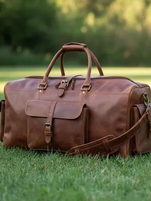 Classic Leather Travel Duffel Bag Manufacturer
