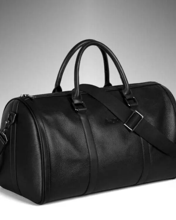 Custom Cowhide Leather Duffle bag By Vixen Leather