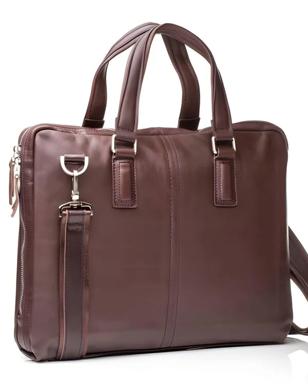 Custom Design Cowhide Laptop Bag by Vixen Leather