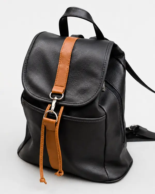 Custom Leather Backpack After Final Finishing manufactured By Vixen Leather