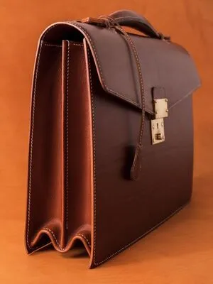 Executive Leather Briefcases Manufactured by Vixen Leather