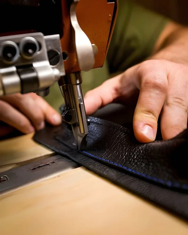 Leather Accessories Stitching Process in Vixen Leather