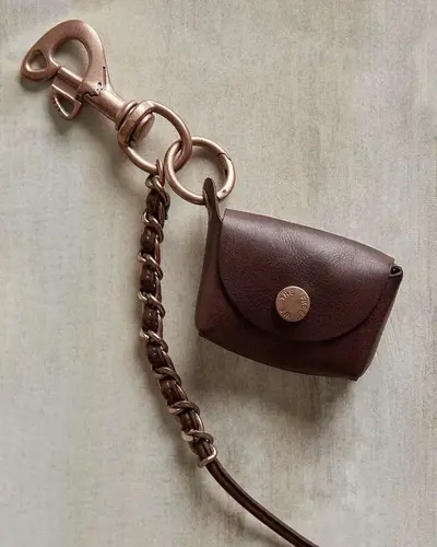 Leather Keychain by Vixen Leather