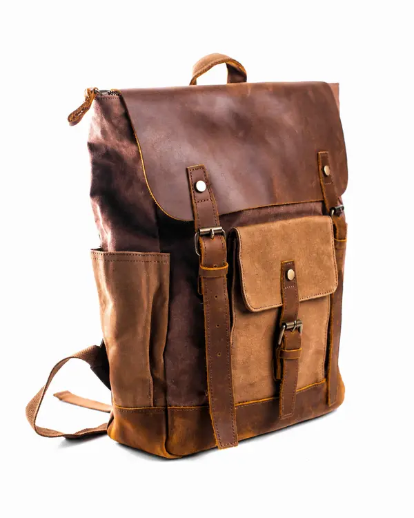 Men Leather backpack by Vixen Leather At Wholesale