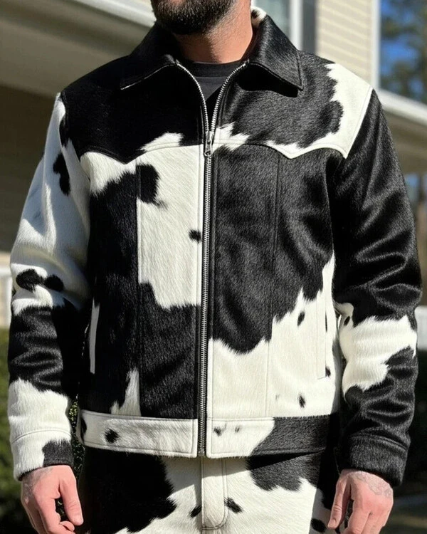 Natural Cowhide Custom Leather Jacket By Vixen Leather