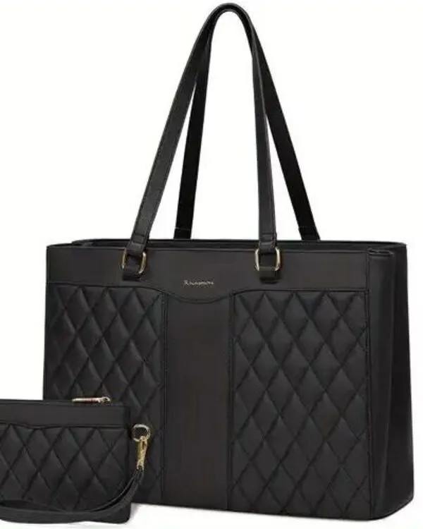 Private Label Cowhide Black Leather tote Bag by Vixen Leather