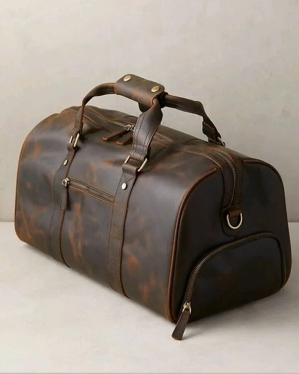 Vintage Leather Duffle bag Manufacturer and Supplier Company - Schott Leather